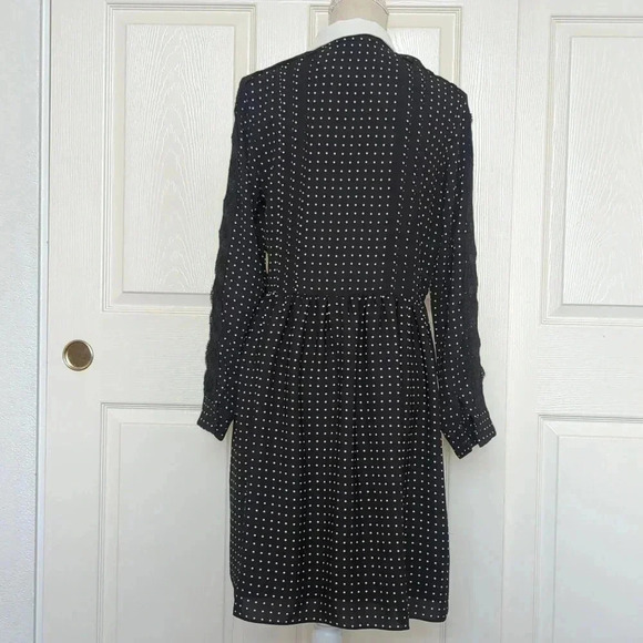 The Kooples Polkadot and Lace Shirt Dress - Picture 7 of 11